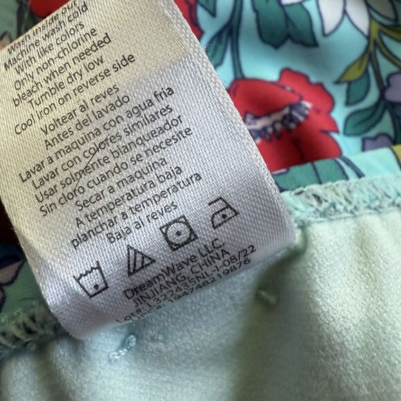 Nanette Lepore Cait Floral Bikini Swimsuit Blue Size 4 NWT - Picture 11 of 11